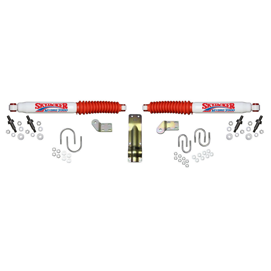 Steering Stabilizer Dual Kit w/3.75 Inch Axle Tube Skyjacker