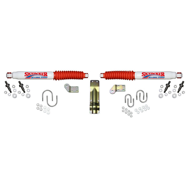 Steering Stabilizer Dual Kit w/3.75 Inch Axle Tube Skyjacker