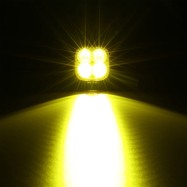 Color Play Series 3 Inch 116W RGB LED Pod Lights Spot Off Road Lights With 8 Backlight Options