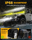 XP-ULTRA Series 4.5 Inch Combo Beam LED Pod Lights Off Road Lights with Amber DRL