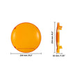 360 PRO/RAY-L Series 7/9 Inch LED Driving Lights Dark Amber Cover Light Shield Cover