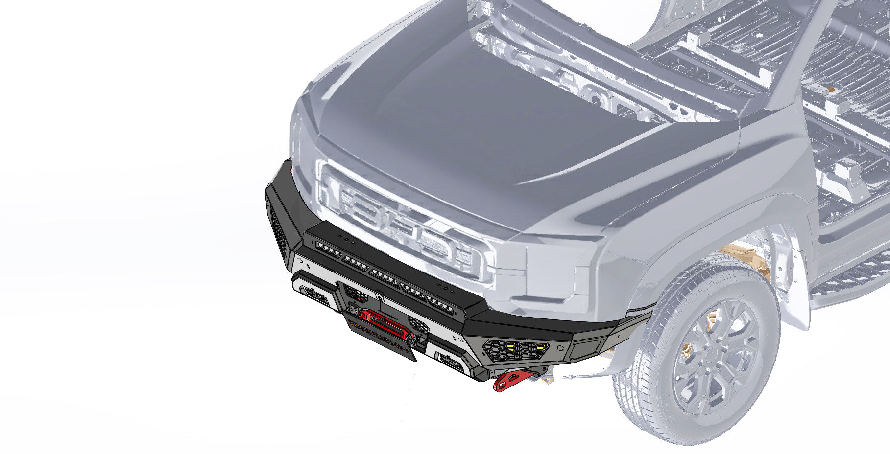 SLX Recon Bull Bar, Suitable For BYD Shark 6 2025 to current