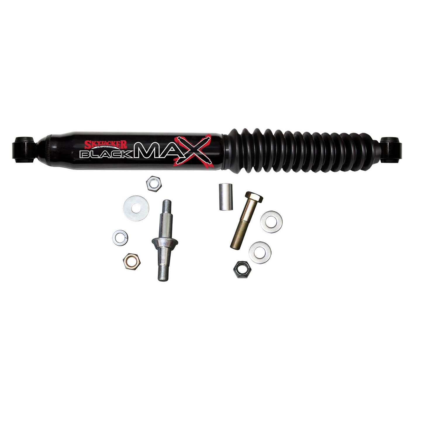 Steering Stabilizer HD OEM Replacement Kit Black Incl. OEM HD Steering StabilizerBlack  Hardware Boot Not Incl. Due To Clearance Issue Skyjacker