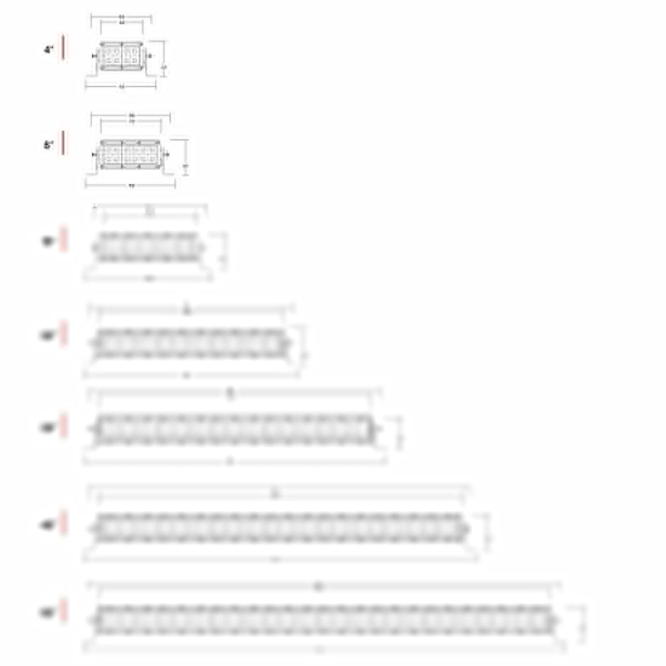 6 Inch Spot/Flood Combo Light White Housing E-Series Pro RIGID Industries