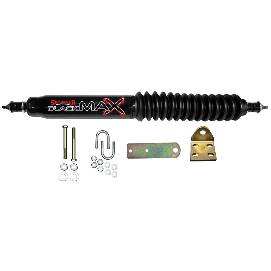 Steering Stabilizer Single Kit Black  Single Kit 87-95 Jeep Wrangler Skyjacker