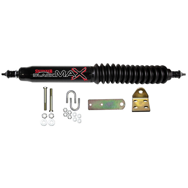 Steering Stabilizer Single Kit Black  Single Kit 87-95 Jeep Wrangler Skyjacker