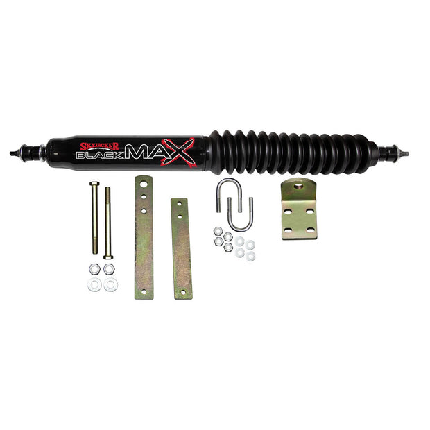 Steering Stabilizer Single Kit Black  Single Kit 80-96 Ford Bronco 80-96 Ford F-150 80-83 Ford F-100 80-98 Ford F-250 80-97 Ford F-350 86-90 Ford Bronco II 91-94 Ford Explorer 92-94 Mazda Navajo 97 Ford F-250 HD Skyjacker