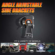 22 Inch-52 Inch 5D Series Straight/Curved Combo Beam Double Row LED Light Bar for Chevy Tahoe