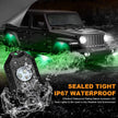 RGB LED Rock Light Set with Bluetooth Controller