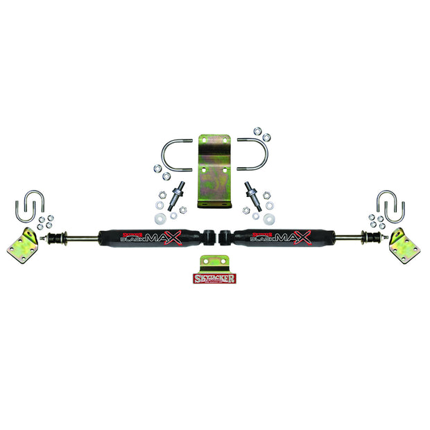 Steering Stabilizer Dual Kit Black  Dual Kit Incl. Steering Dampers Mounting Brackets Hardware Boots Sold Separately Skyjacker