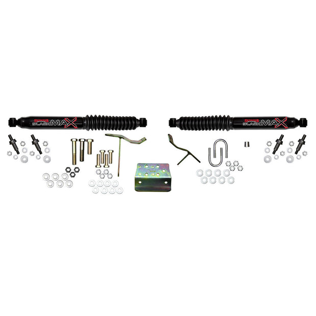 Steering Stabilizer Dual Kit Black Dual Kit 03-08 Dodge Ram 2500/3500 Skyjacker