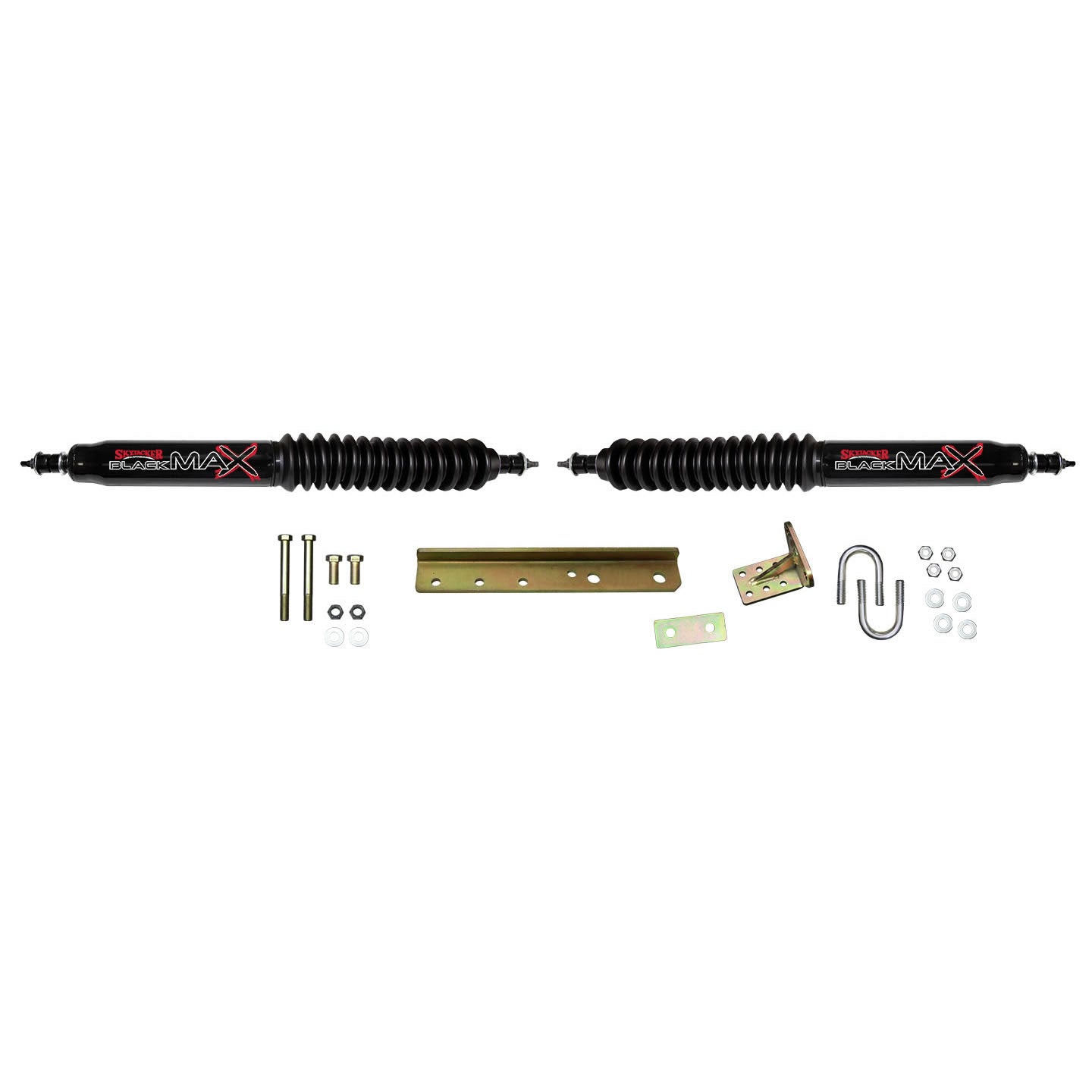 Steering Stabilizer Dual Kit Black Dual Kit 83-97 Ford Ranger 84-90 Ford Bronco II 91-94 Ford Explorer 91-94 Mazda Navajo 94-97 Mazda B2300 94-97 Mazda B4000 94-96 Mazda B3000 Skyjacker