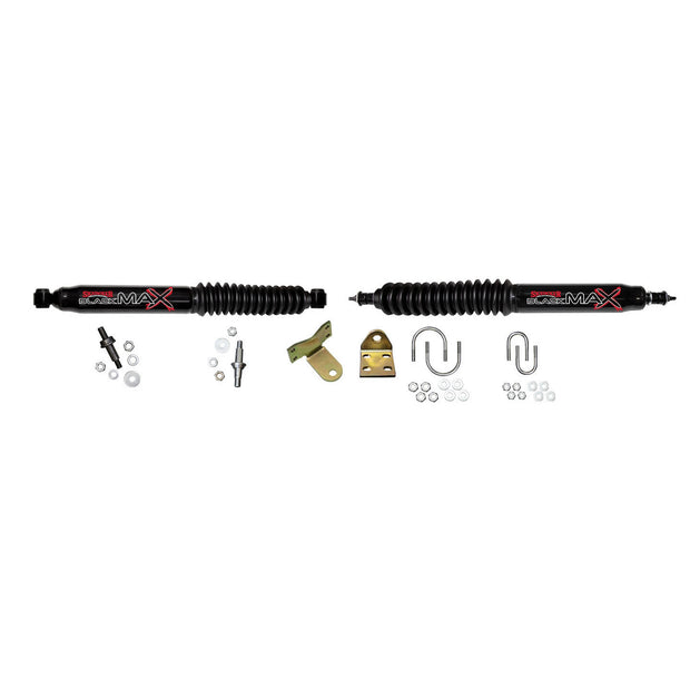 Steering Stabilizer Dual Kit Black Dual Kit 77-86 Chevrolet K30 77-78 GMC K35 79-86 GMC K3500 87 Chevrolet V30 87 GMC V3500 Skyjacker