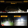 P4 Series | 4 Inch 90W Round LED Driving Lights Spot White Pod Lights