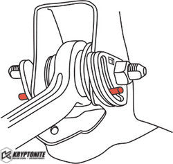 Kryptonite Alignment Cam Pins 8-Pc Kit for Chevy/GMC Trucks & SUVs