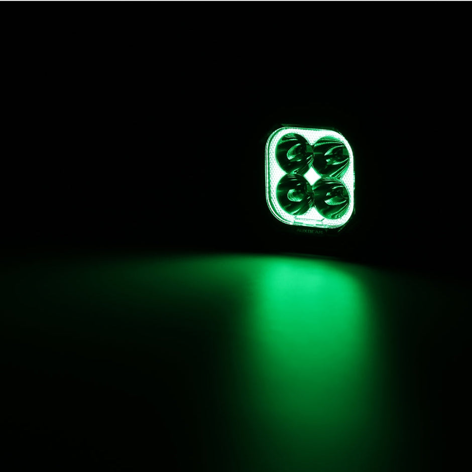 Color Play Series 3 Inch 116W RGB LED Pod Lights Off Road Lights With 8 Backlight Options