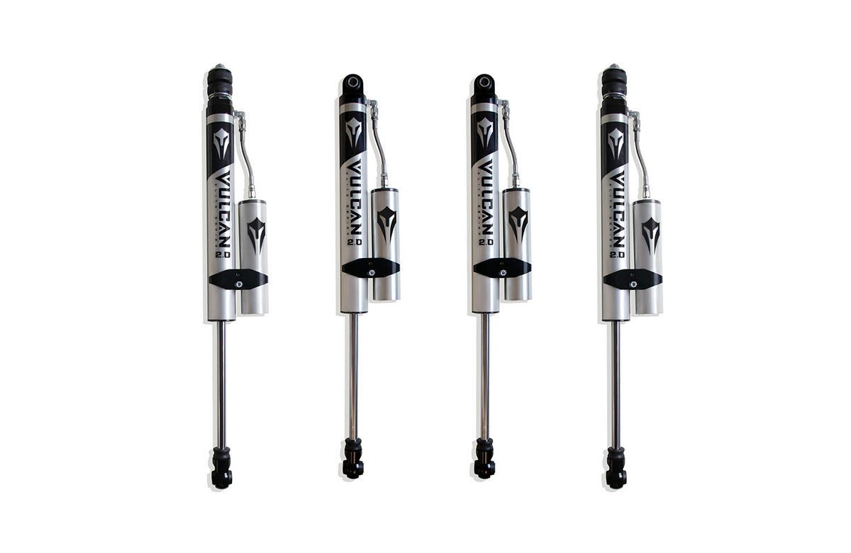 2007-2018 JEEP JK WRANGLER F&R VULCAN SERIES RESERVOIR SHOCKS - 4.5