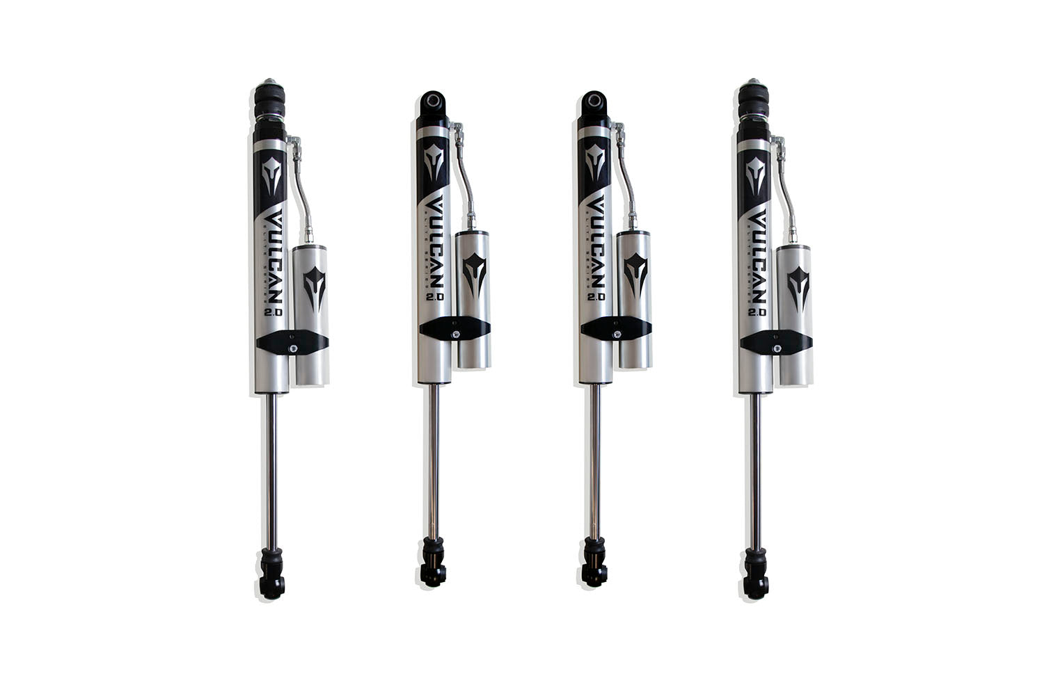 2007-2018 JEEP JK WRANGLER F&R VULCAN SERIES RESERVOIR SHOCKS - 4.5