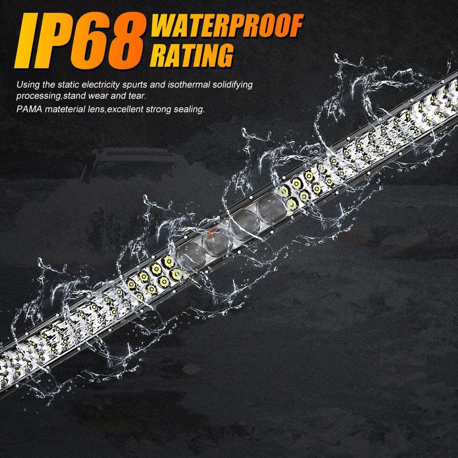 42 Inch 5D-PRO Series LED Light Bar & Car Roof Windshield LED Light Bar Mounting Bracket for 2014-2019 Can-Am Commander 1000 800 Models