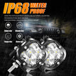 XP-ULTRA Series 3 Inch 80W 9600LM LED Pods Lights White&Amber