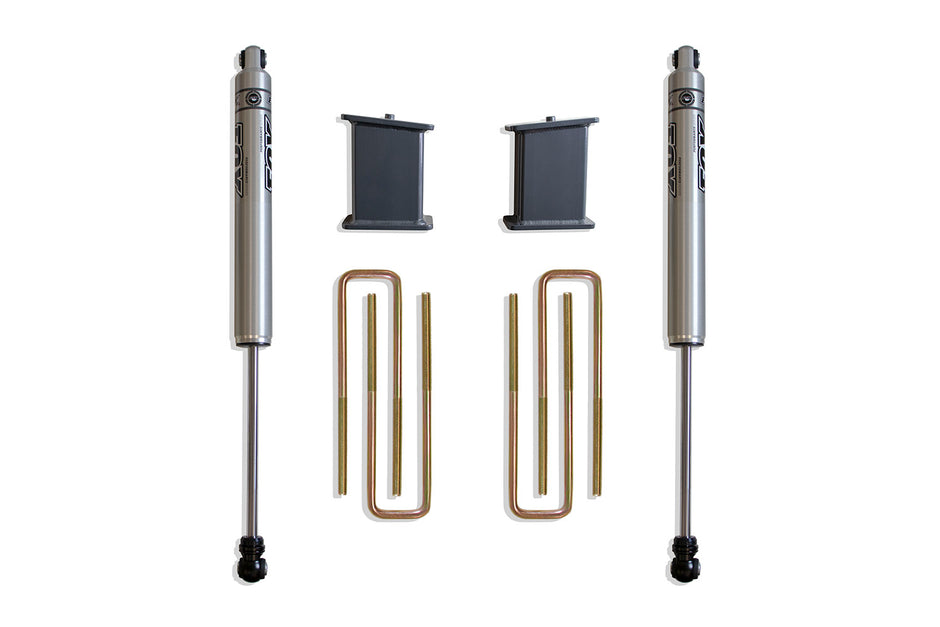 2007-2016 SILVERADO/SIERRA 1500 2WD 5" REAR LIFT BOX KIT W/ FOX SHOCKS