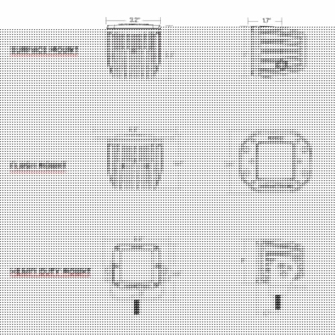 Diffused Rear Facing High/Low Surface Mount Yellow Pair D-Series Pro RIGID Industries
