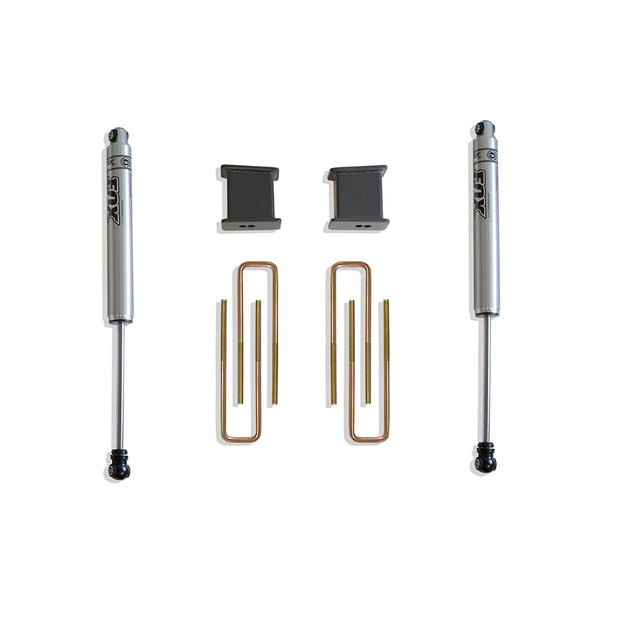 2016-2018 SILVERADO/SIERRA 1500 2WD 4" REAR LIFT BOX KIT W/ FOX SHOCKS