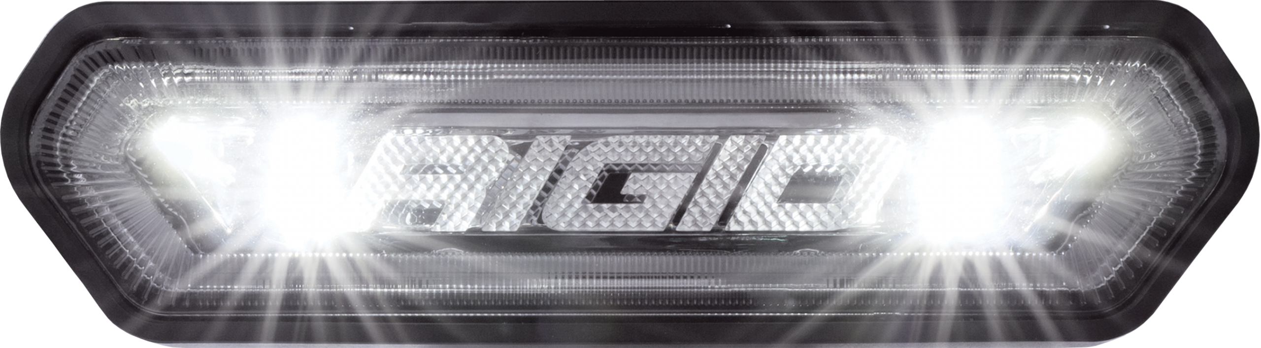 28 Inch LED Light Bar Rear Facing 27 Mode 5 Color Tube Mount Chase Series RIGID