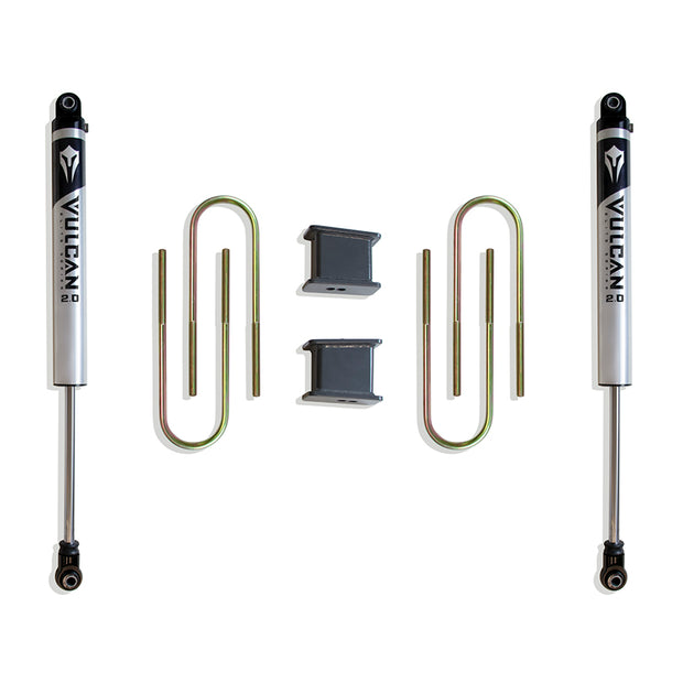 2002-2008 RAM 1500 (5-LUG) 2WD 4" REAR LIFT BOX KIT W/ VULCAN IFP SHOCKS