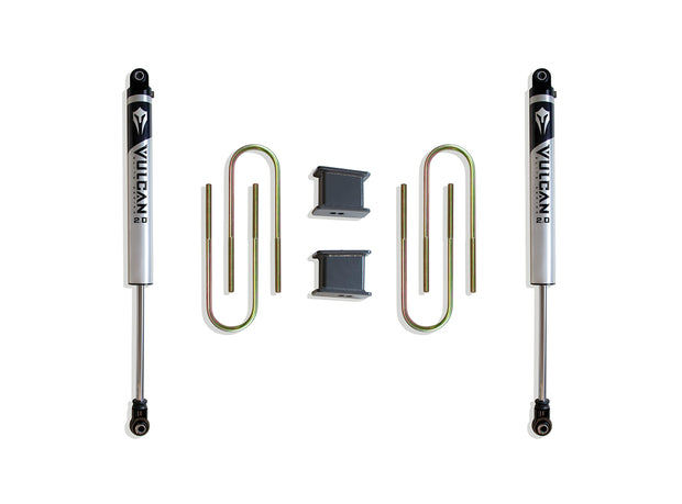 2002-2008 RAM 1500 (5-LUG) 2WD 4" REAR LIFT BOX KIT W/ VULCAN IFP SHOCKS