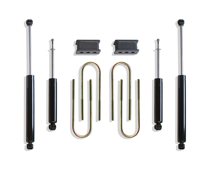 2003-2008 RAM 2500/3500 & 1500 MEGA CAB 2WD 2.5" REAR LIFT BOX KIT (4.125" X 13.5" U-BOLTS)