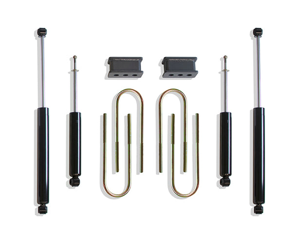 2003-2008 RAM 2500/3500 & 1500 MEGA CAB 2WD 2.5" REAR LIFT BOX KIT (4.125" X 13.5" U-BOLTS)