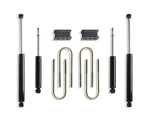 2003-2008 RAM 2500/3500 & 1500 MEGA CAB 2WD 2.5" REAR LIFT BOX KIT (3.625" X 10" U-BOLTS)