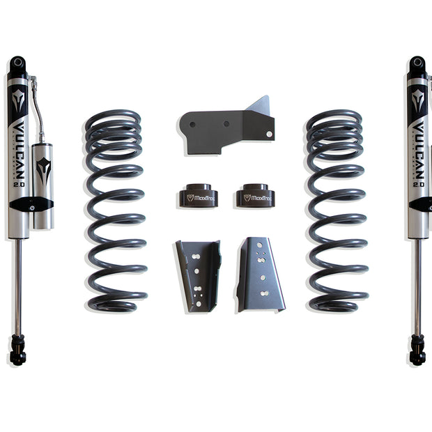 2009-2024 RAM 1500 (5-LUG) 2WD 4.5" REAR LIFT BOX KIT W/ VULCAN RESERVOIR SHOCKS