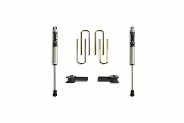 2021-2025 F-150 2WD 2" REAR LIFT BOX KIT W/ FOX SHOCKS