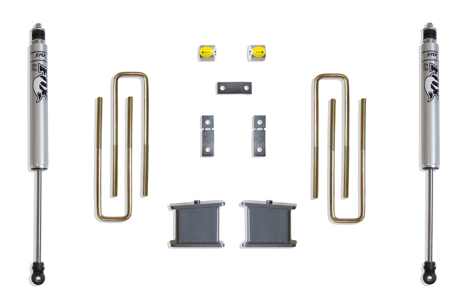 2007-2021 TUNDRA 2WD 4" REAR LIFT BOX KIT W/ FOX SHOCKS