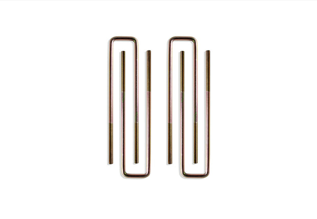 2007-2024 SILVERADO/SIERRA 1500 2WD/4WD SQUARE U-BOLTS (15.5" X 2.625" X 9/16") (6"-7" BLOCKS)