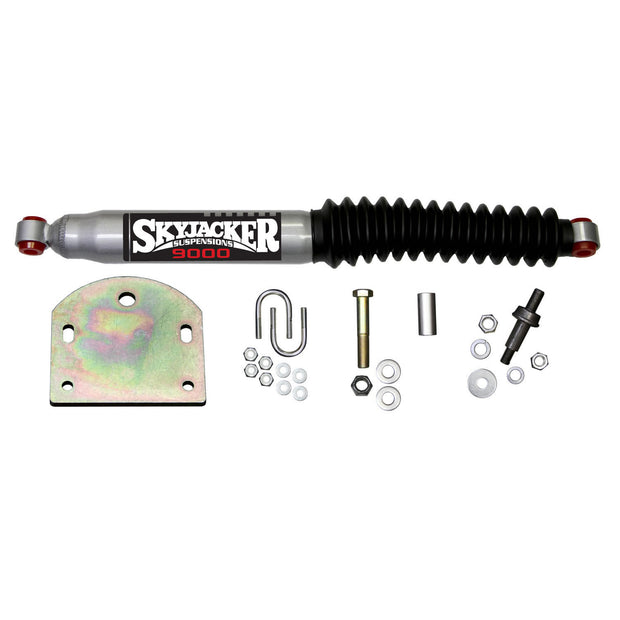 Steering Stabilizer Single Kit Silver w/Black Boot 99 Ford F-250 99-04 Ford F-250 Super Duty 99-04 Ford F-350 Super Duty 00-05 Ford Excursion Skyjacker