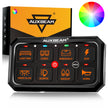 RA80 XL RGB Switch Panel, Larger Size, Toggle/ Momentary/ Pulsed Mode Supported