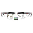 Steering Stabilizer Dual Kit Silver w/Black Boots 09-10 Dodge Ram 2500/3500 11-12 Ram 2500/3500 Skyjacker