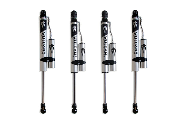 2017-2025 F-250/F-350 4WD 2.5" F&R VULCAN SERIES RESERVOIR SHOCKS - 2.5" LIFT HEIGHT