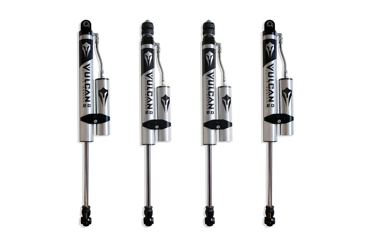 2017-2025 F-250/F-350 4WD F&R VULCAN SERIES RESERVOIR SHOCKS - 4