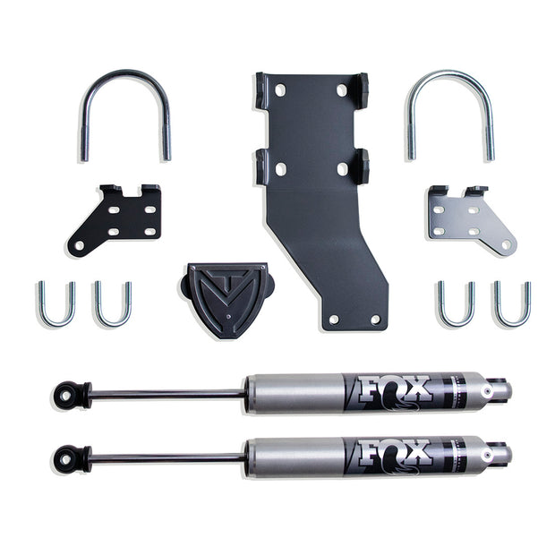 2017-2025 F-250/F-350 4WD DUAL STEERING STABILIZER KIT W/ FOX STABILIZERS