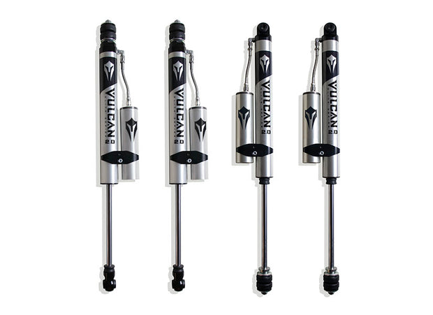 2014-2024 RAM 2500 4WD F&R VULCAN SERIES RESERVOIR SHOCKS - 2.5" LIFT HEIGHT