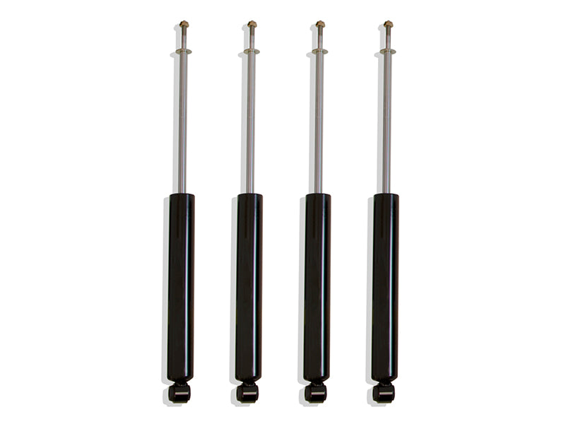 2014-2024 RAM 2500 4WD F&R MAX TRAC SHOCKS - 4" LIFT HEIGHT (FACTORY REAR AIR RIDE)