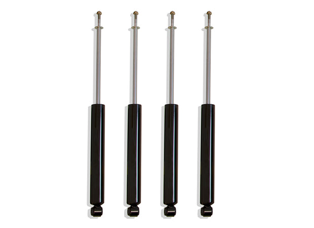 2014-2024 RAM 2500 4WD F&R MAX TRAC SHOCKS - 4" LIFT HEIGHT (FACTORY REAR AIR RIDE)