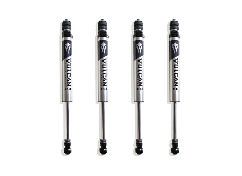 2014-2024 RAM 2500 4WD F&R VULCAN SERIES IFP SHOCKS - 4" LIFT HEIGHT (FACTORY REAR AIR RIDE)