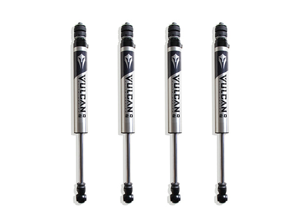 2014-2024 RAM 2500 4WD F&R VULCAN SERIES IFP SHOCKS - 6" LIFT HEIGHT (FACTORY REAR AIR RIDE)