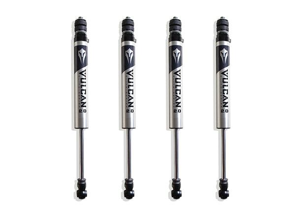 2014-2024 RAM 2500 4WD F&R VULCAN SERIES IFP SHOCKS - 6" LIFT HEIGHT (W/O FACTORY REAR AIR RIDE)