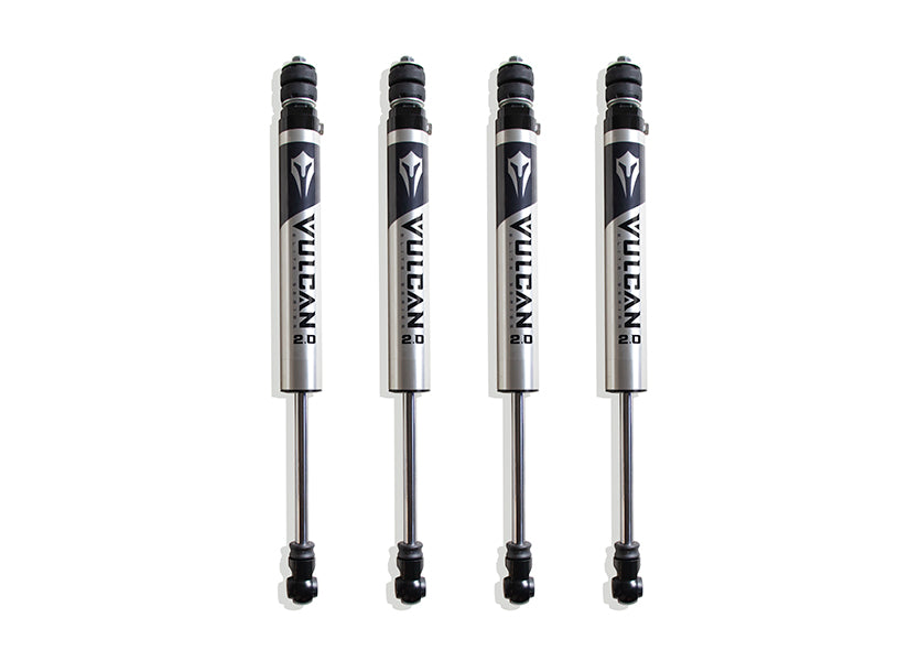 2014-2024 RAM 2500 4WD F&R VULCAN SERIES IFP SHOCKS - 8" LIFT HEIGHT (FACTORY REAR AIR RIDE)